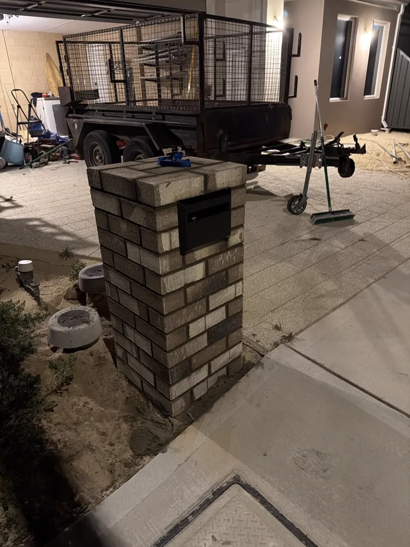 Custom brick letterbox